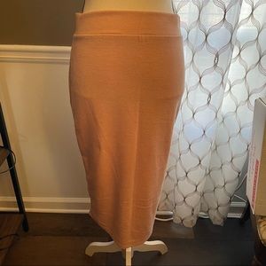 NWT Haute Monde Natural Pink Skirt